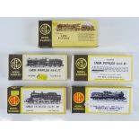 A quantity of N Gauge white metal steam locomotive body kits by GEM - all unbuilt - contents