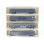 A group of HO Gauge Dutch Outline passenger coaches by FLEISCHMANN - G in G boxes (4)