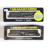 A pair of N Gauge steam locomotives by GRAHAM FARISH to include a Hall Class in GWR livery and a