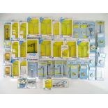 A large quantity of HO Scale streetlights and electrical accessories by VIESSMANN - VG in mostly