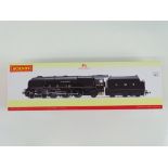 A HORNBY R3861 OO Gauge Princess Coronation Class steam locomotive in LMS black livery 'City of