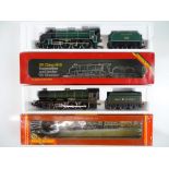 A pair of HORNBY OO Gauge steam locomotives comprising 'Sir Dinadan' and 'King Henry VIII' - G/VG in