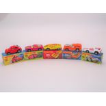 A group of MATCHBOX Superfast series diecast cars comprising numbers 31 to 35 - this lot forms