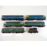 A quantity of OO Gauge unboxed diesel locomotives by TRI-ANG, HORNBY etc. as lotted - F/G (6)