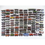A large quantity of OO Gauge TRIX-TWIN and TRIX wagons - F/G (unboxed) (100+)
