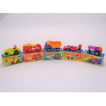 A group of MATCHBOX Superfast series diecast cars comprising numbers 21 to 25 - this lot forms