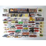 A large quantity of HO Scale cars, trucks and buses by WIKING, HERPA, PREISER etc. - G/VG in G boxes