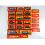 A group of OO Gauge mixed boxed wagons by TRI-ANG and HORNBY - VG in G/VG boxes (25)