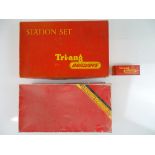 A quantity of TRI-ANG/HORNBY OO Gauge station sets and accessories - appear complete - G in F/G