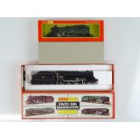 A pair of OO Gauge steam locomotives by TRI-ANG / HORNBY comprising a Class 3MT and a Black Five -