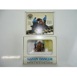 A BACHMANN American Outline HO Gauge Gandy Dancer motorised hand pump truck - VG in G box