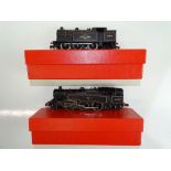 A pair of HORNBY DUBLO 2-rail steam tank locomotives comprising a Class N2 and a 2-6-4 tank - both