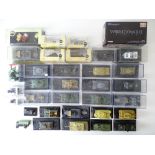 A collection of modern military models - including tanks - in 1:50 and 1:76 scales - G/VG in G boxes