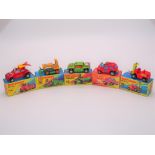 A group of MATCHBOX Superfast series diecast cars comprising numbers 11 to 15 - this lot forms