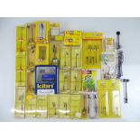 A large quantity of HO Scale streetlights and electrical accessories by BRAWA and KIBRI - VG in