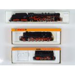 A trio of German Outline N Gauge steam locomotives by ARNOLD - G in G boxes (where boxed) (3)