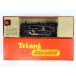 A TRI-ANG OO Gauge R59 steam tank locomotive in BR black livery numbered 82004 - Generally G in G/VG