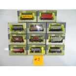 A group of assorted WRENN wagons as lotted - G/VG in G/VG boxes (11)