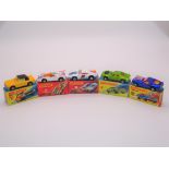 A group of MATCHBOX Superfast series diecast cars comprising numbers 6 to 10 - this lot forms part