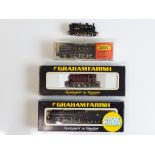 A quantity of kit built N Gauge steam locomotives all appear to be mounted on FARISH chassis - G