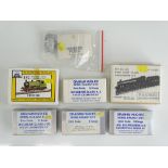 A quantity of N Gauge white metal steam locomotive body kits by GRAHAM HUGHES - all unbuilt -