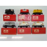 A group of HORNBY DUBLO tank wagons in various liveries - G/VG in G/VG boxes (6)