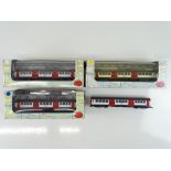 An EFE OO Gauge 4-car Northern Line 1959 Tube Stock set in refurbished London Underground