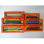 A mixed group of OO Gauge wagons and vans by TRI-ANG/HORNBY - G/VG in G/VG boxes (6)