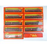 A group of OO Gauge mixed boxed coaches by TRI-ANG and HORNBY - VG in G/VG boxes (10)