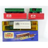 A group of HORNBY DUBLO comprising a TPO 3-rail set and a 2-rail suburban coach together with a