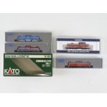 A group of N Gauge Japanese Outline diesel locomotives by KATO and TOMIX - VG in G/VG boxes (4 locos