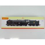 A HORNBY R2846X Clan Class steam locomotive in BR green livery 'Clan Buchanan' - DCC fitted - VG