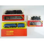 A group of OO Gauge TRI-ANG/HORNBY steam locomotives to include a Coronation Class in LMS blue and a