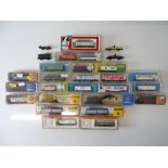 A quantity of N Gauge European Outline freight wagons (mostly boxed) by various manufacturers - G/VG
