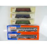 A small group of HO Gauge Swiss Outline passenger coaches by ROCO and LILIPUT - VG in G/VG boxes (