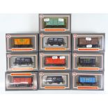 A quantity of DAPOL issued WRENN limited edition wagons as lotted - VG in G/VG boxes (10)