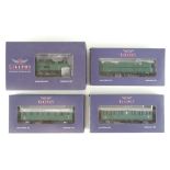 A group of LILIPUT HO Gauge Belgian Outline items comprising a steam locomotive and 3 branchline