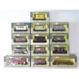 A group of WRENN OO Gauge mixed wagons as lotted - VG in G/VG boxes (13)