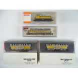 A group of American Outline N Gauge diesel locomotives by BACHMANN, ATLAS and ARNOLD all in Union