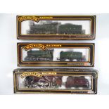 A group of steam locomotives by MAINLINE in GWR and LMS liveries - G/VG in F/G boxes (3)