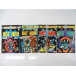 BATMAN #266, 268, 269, 270 - (4 in Lot) - (1975 - DC - US Price & UK Cover Price) - Flat/Unfolded