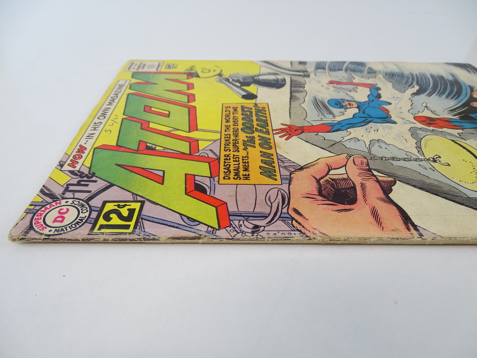 ATOM #2 - (1962 - DC - UK Cover Price) - Cover and interior art by Gil Kane - Flat/Unfolded - a - Image 8 of 9