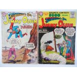 SUPERMAN'S PAL JIMMY OLSEN #6 & 14 - (2 in Lot) - (1955/56 - DC) - Flat/Unfolded - a photographic