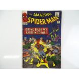 AMAZING SPIDER-MAN #27 - (1965 - MARVEL - UK Cover Price) - Green Goblin appearance + "Death" of the