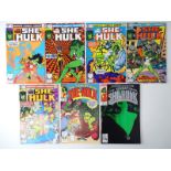 SHE-HULK - (7 in Lot) - (MARVEL - UK Price Variant & US Price) - Includes SAVAGE SHE-HULK (1980/