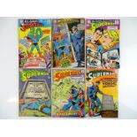 SUPERMAN #207, 209, 212, 213, 214, 215 - (6 in Lot) - (1968/69 - DC - US Price & UK Cover Price) -