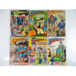 SUPERMAN #217, 218, 219, 221, 222, 223 - (6 in Lot) - (1969/70 - DC - US Price & UK Cover Price) -