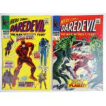 DAREDEVIL #27 & 28 - (2 in Lot) - (1967 - MARVEL - UK Price Variant) - Flat/Unfolded - a