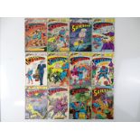 SUPERMAN #291, 293, 294, 295, 296, 297, 298, 299, 303, 305, 316, 318 - (12 in Lot) - (1975/77 - DC -