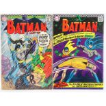 BATMAN #180 & 188 - (2 in Lot) - (1966 - DC - US Price & UK Cover Price) - Includes Gil Kane,